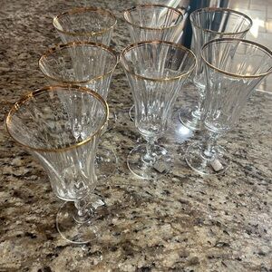 Mikasa Jamestown Gold Glassware